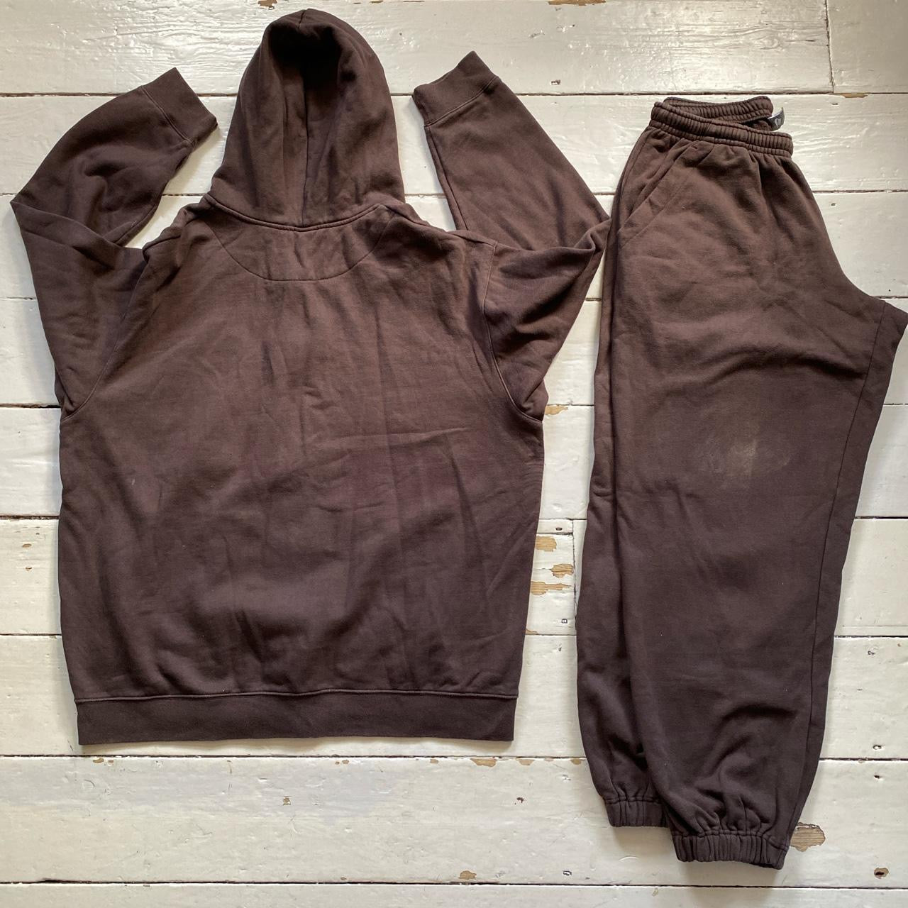 Nike Vintage Brown Tracksuit (XXL Hoodie L Bottoms)