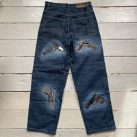 Focus Vintage Gun Embroidery Jeans (35/35)
