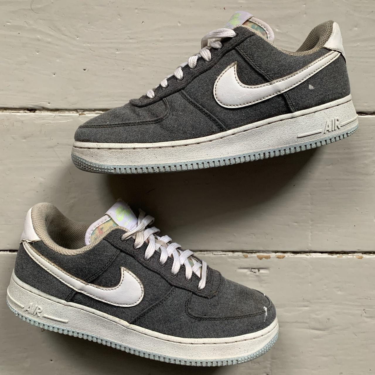 Nike Air Force 1 Grey and White (UK 7)