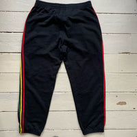 Adidas Rasta Colours Black Joggers (XL)
