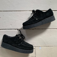 Underground Black Platform Creepers (UK 6)