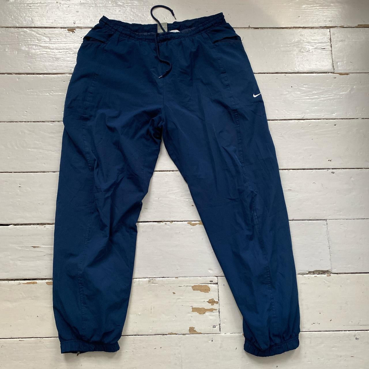 Nike Swoosh Navy Shell Bottoms (Large)