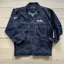 Raw Blue Vintage 90’s Denim Jeans Suit (XL)