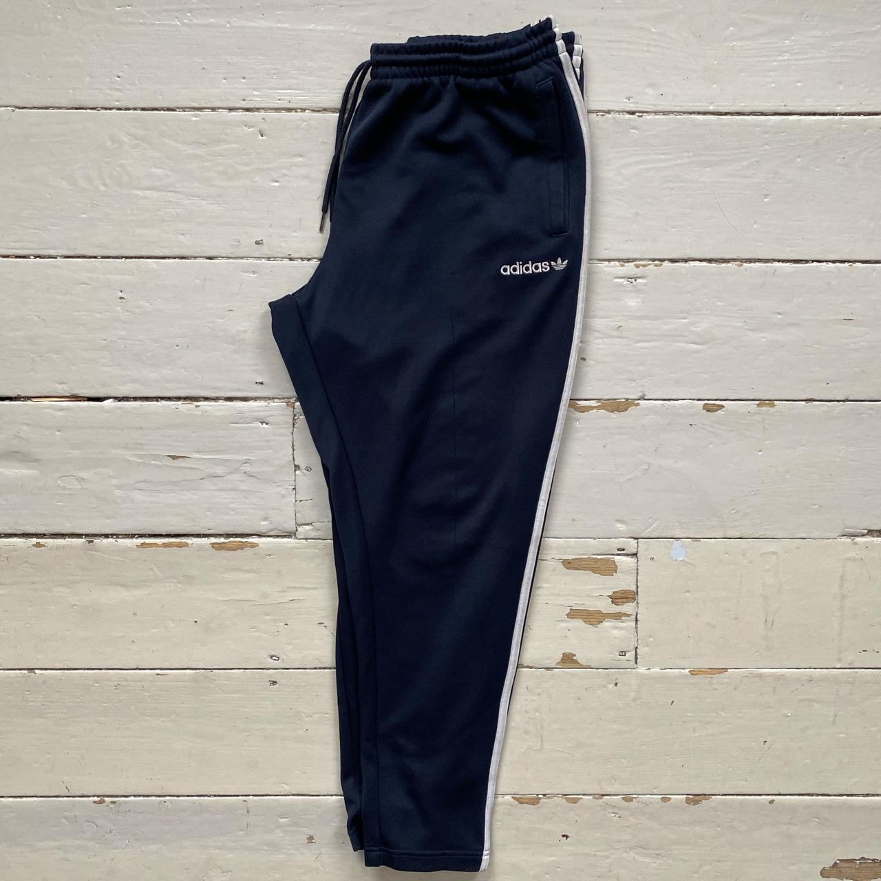 Adidas Navy Track Bottoms (XL)