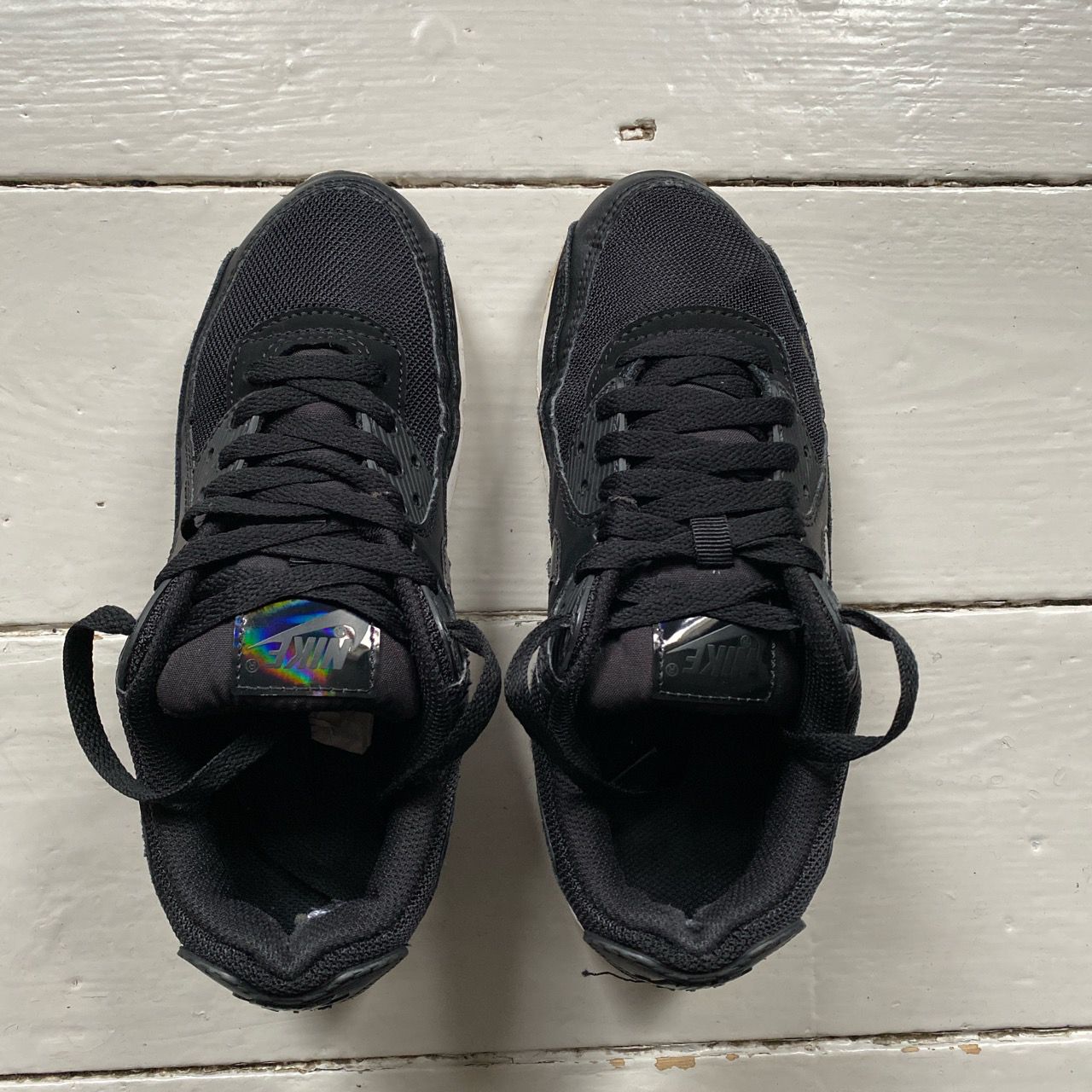 Nike Air Max 90 Black and White (UK 5.5)