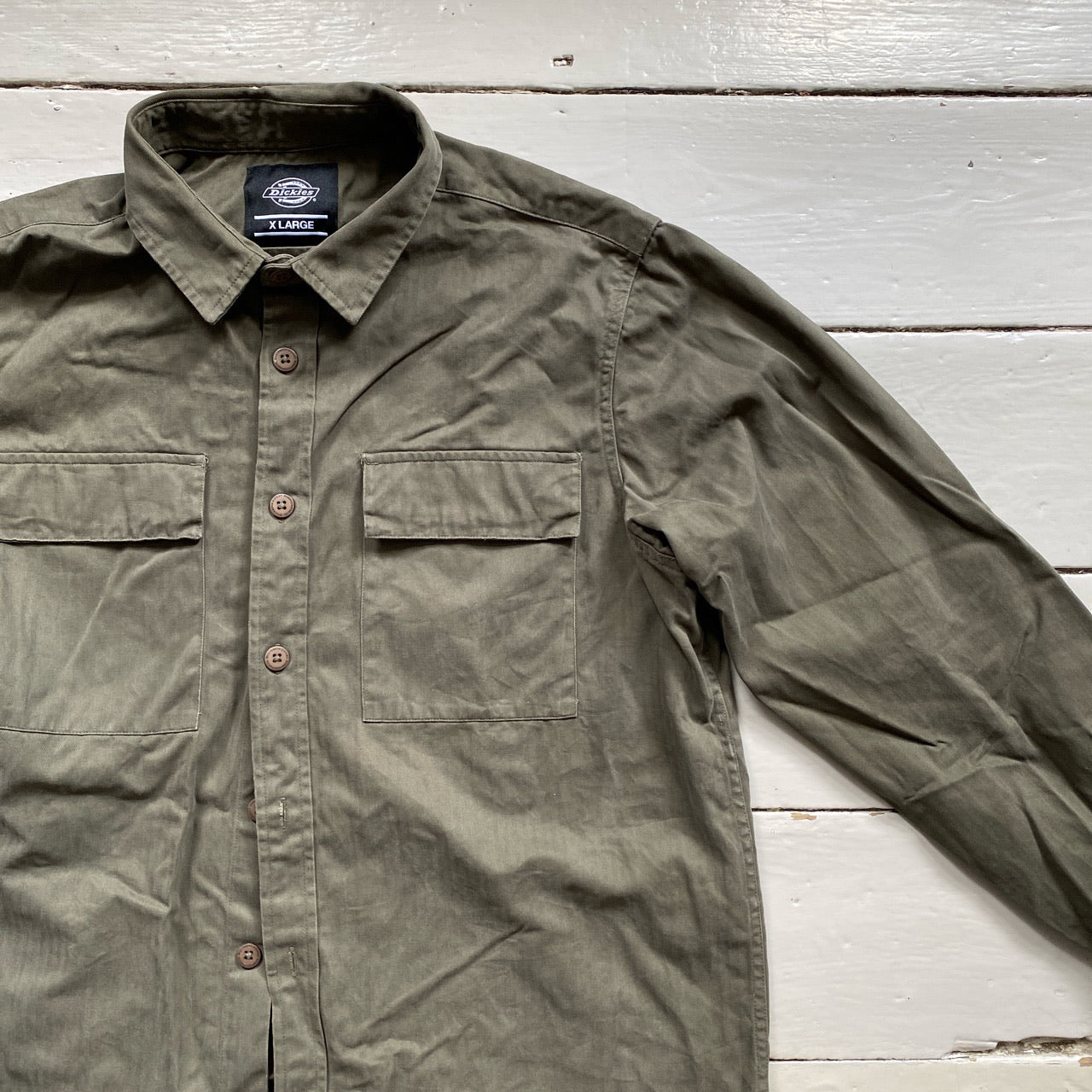 Dickies Olive Green Shirt (XL)