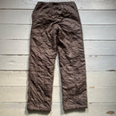 Nike Vintage Brown Quilted Bottoms (Large)