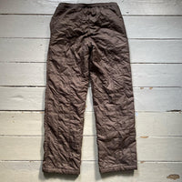 Nike Vintage Brown Quilted Bottoms (Large)