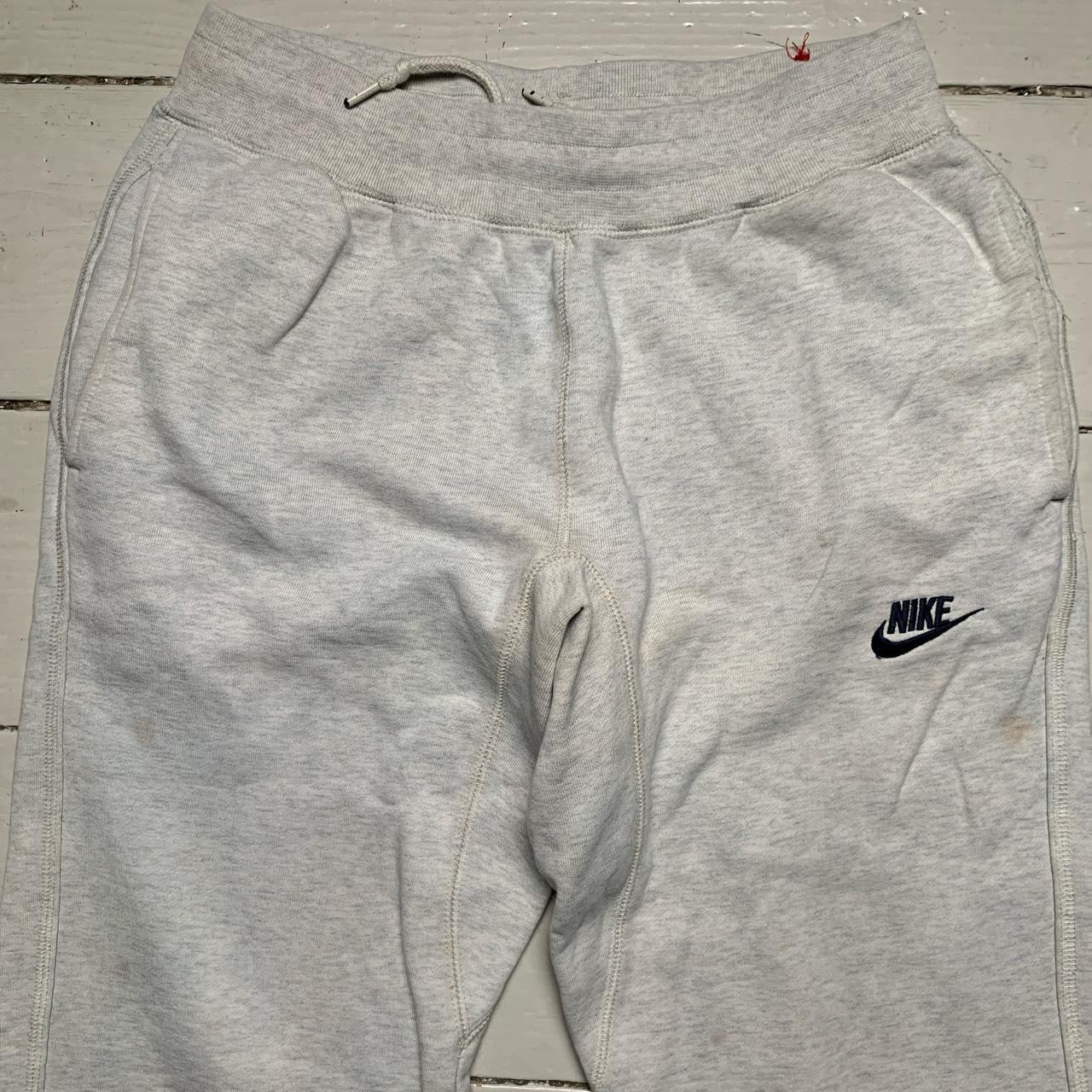Nike Swoosh Light Grey Joggers (Small)