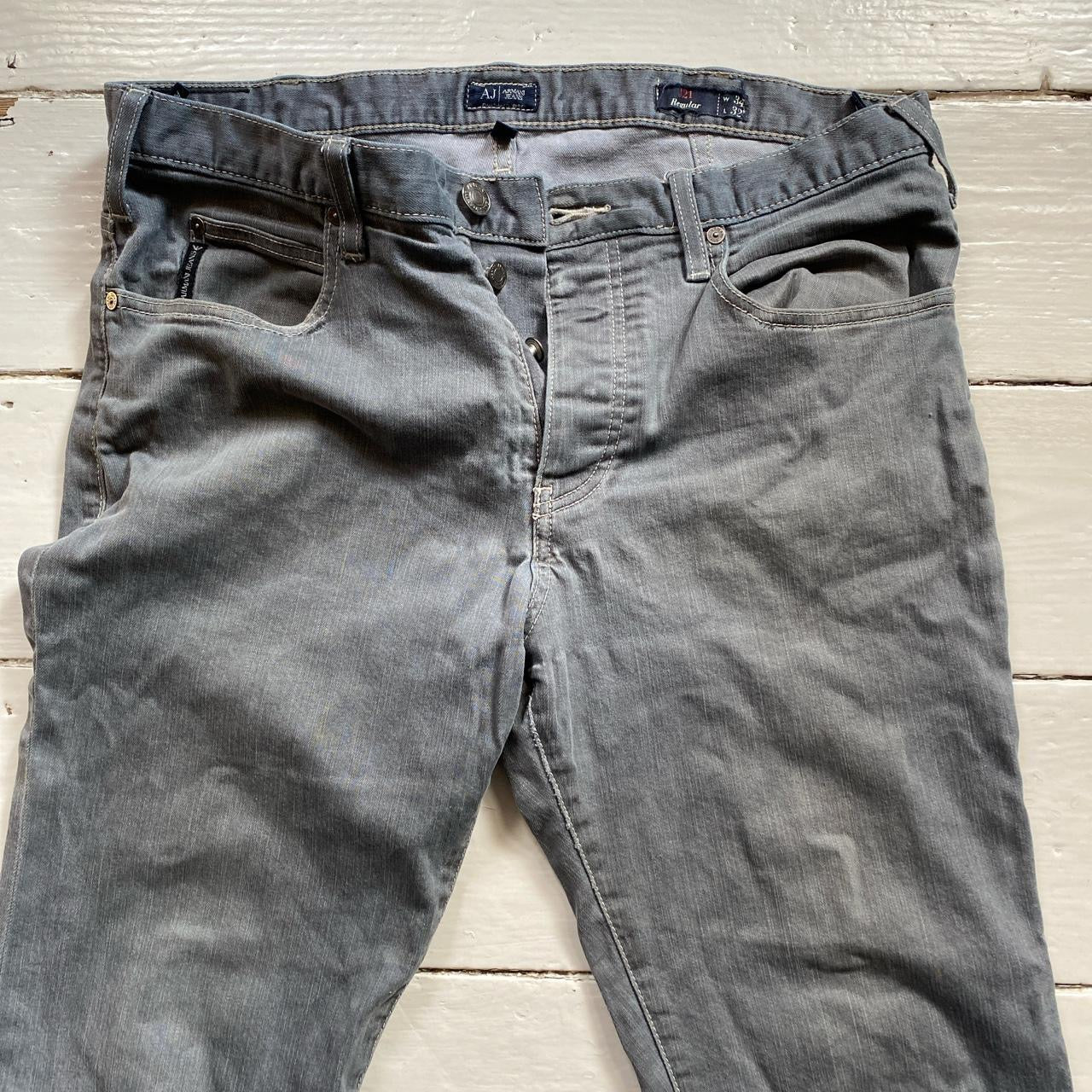 Armani Grey J21 Jeans (34/32)