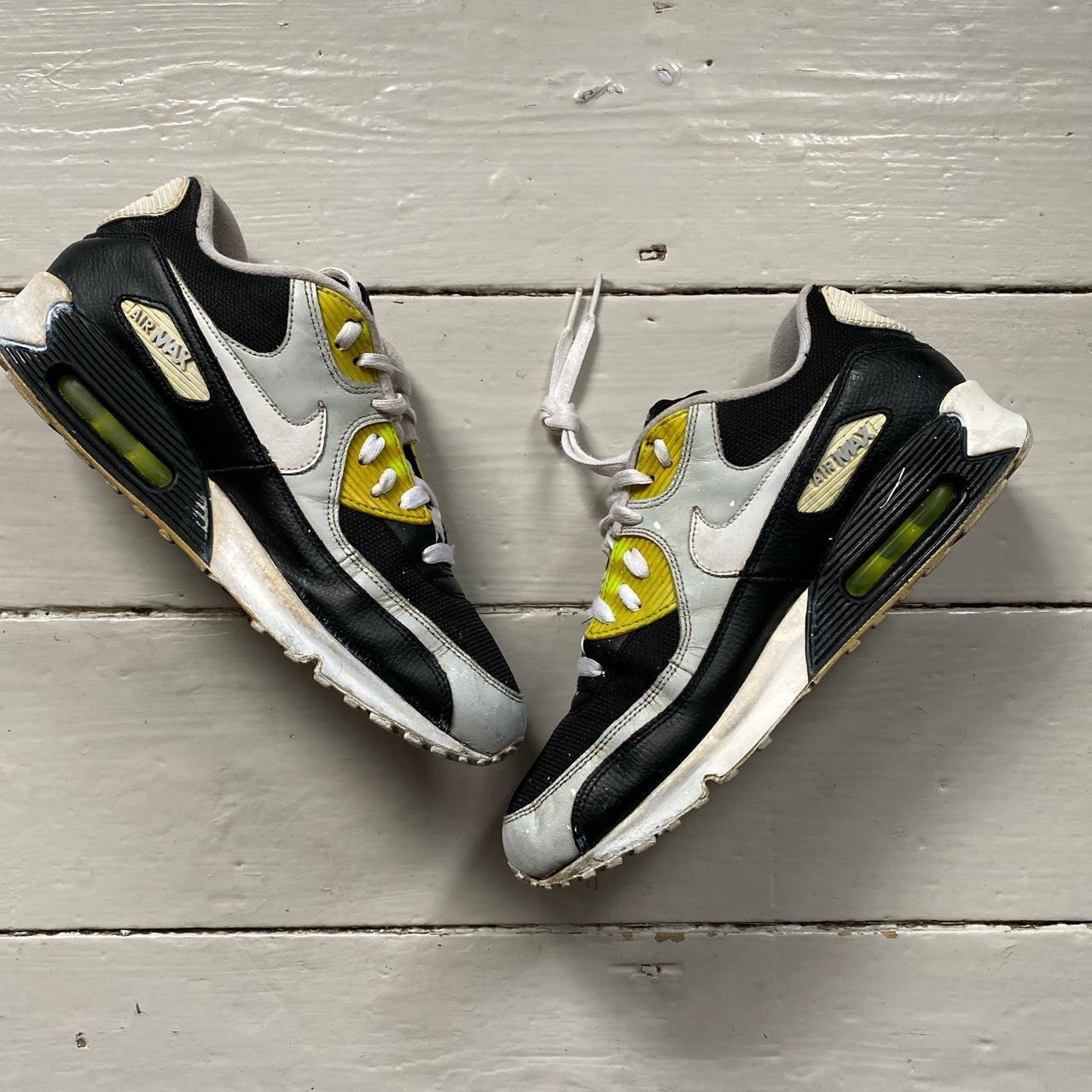 Nike Air Max 90 Black White Neon (UK 10)