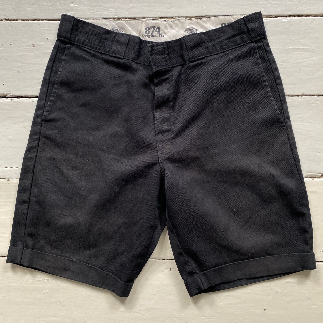 Dickies Black 874 Shorts (32W)