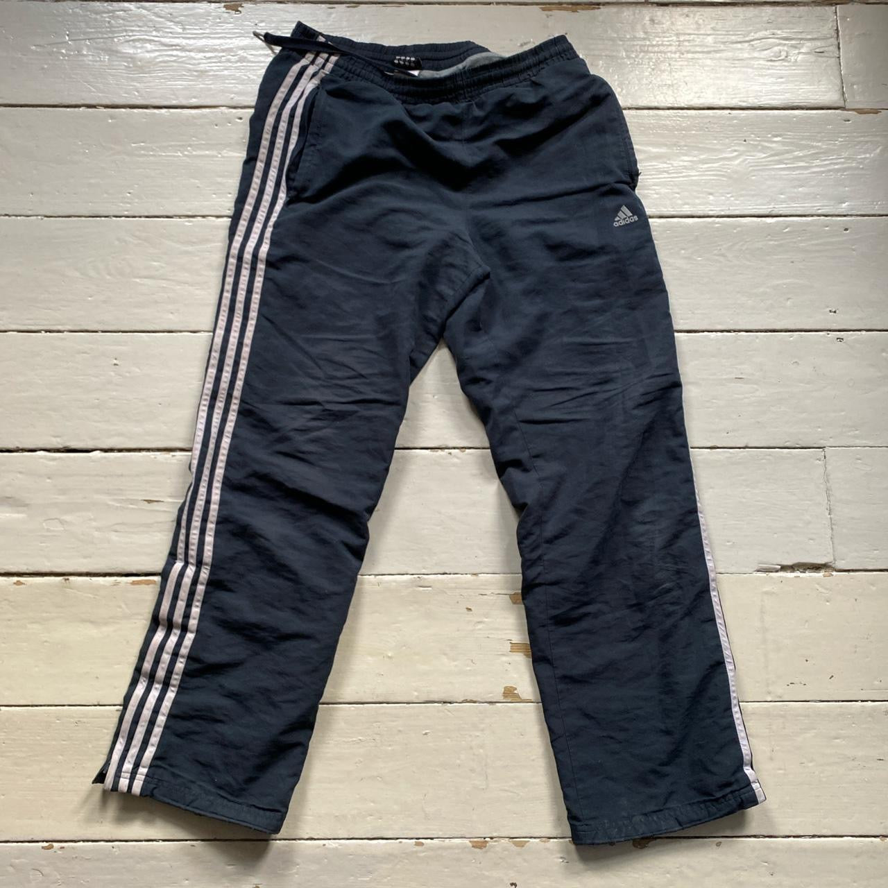 Adidas Grey Shell Bottoms (Medium)