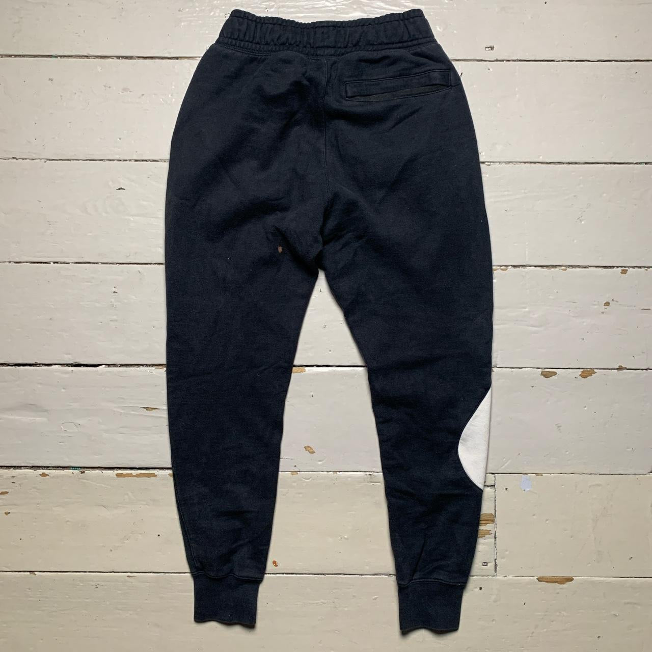 Nike Big Swoosh Black Joggers (XS)