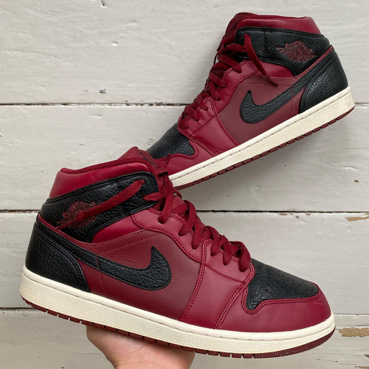 Nike Jordan 1 Retro Mid Team Red (UK 10.5)