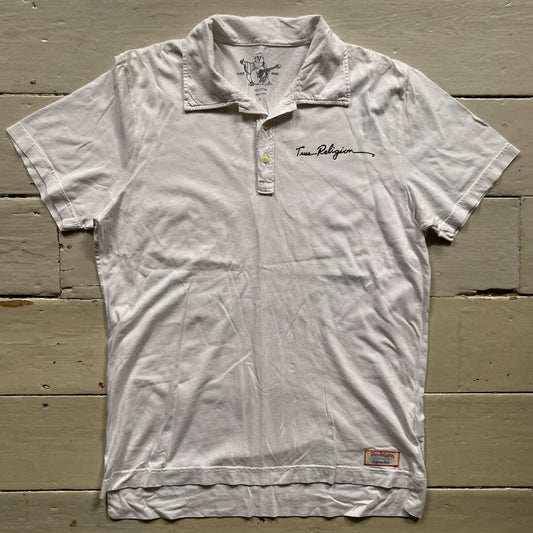 True Religion Polo Shirt White (XL)