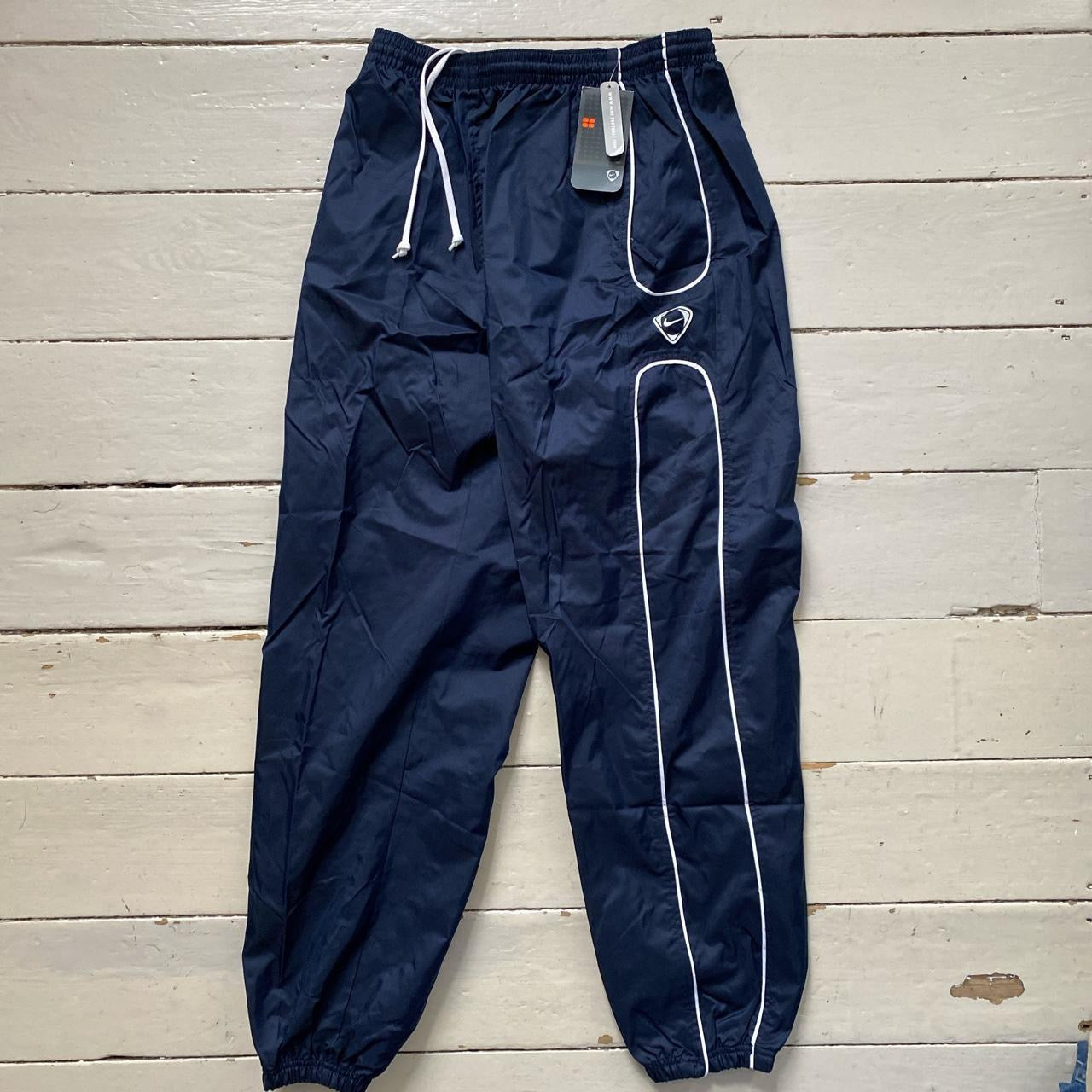 Nike Vintage Navy Shell Bottoms (XXL)