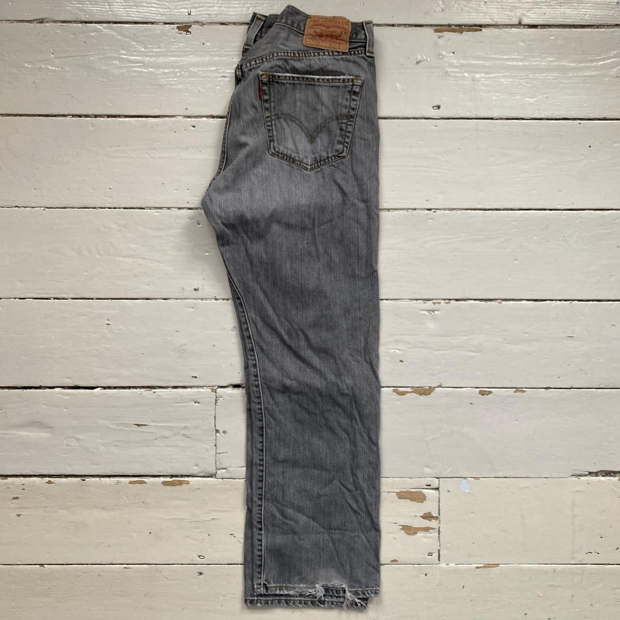 Levis 501 Grey Jeans (36/30)