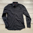 Prada Vintage Black Long Sleeve Shirt (Large)
