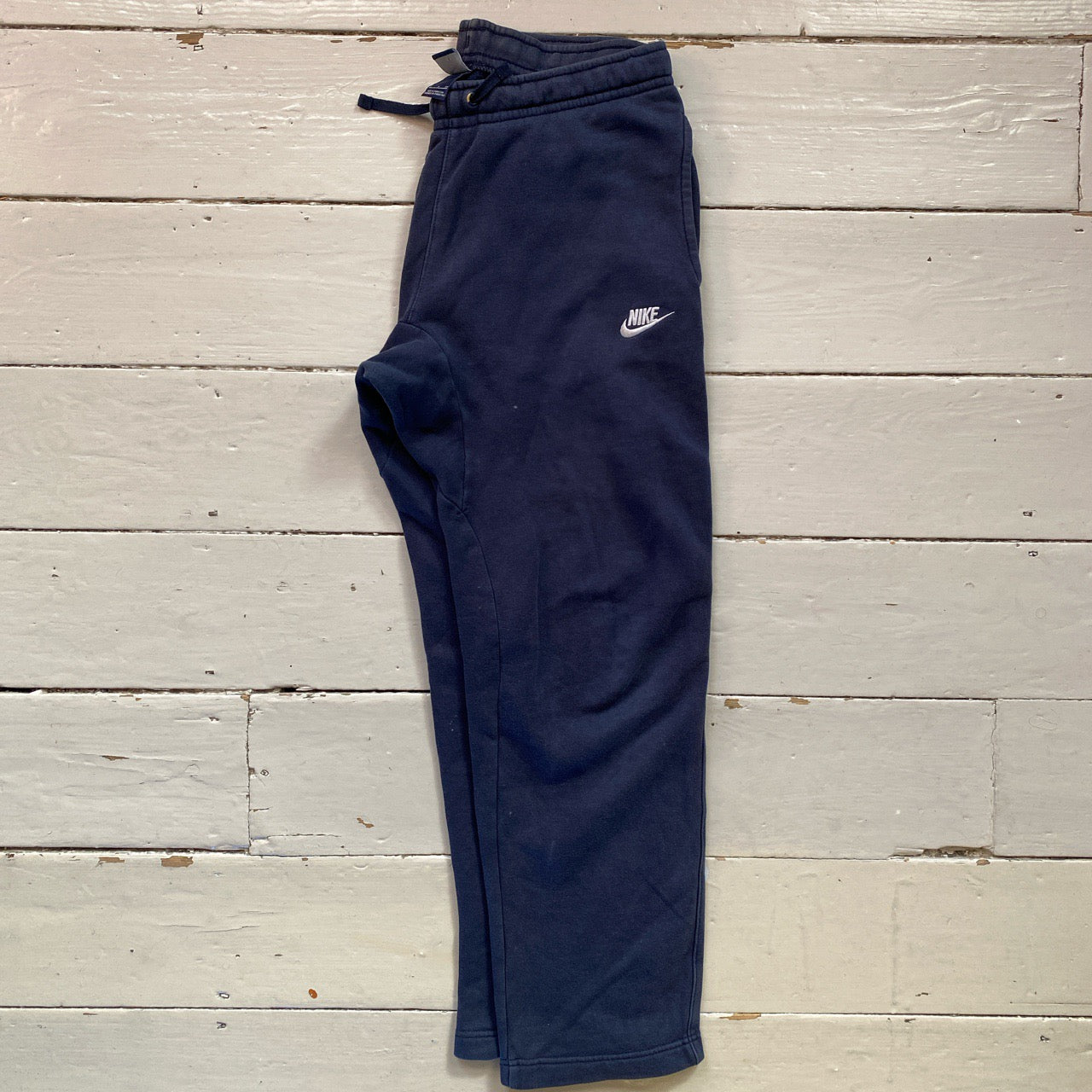 Nike Swoosh Navy Joggers (Small)