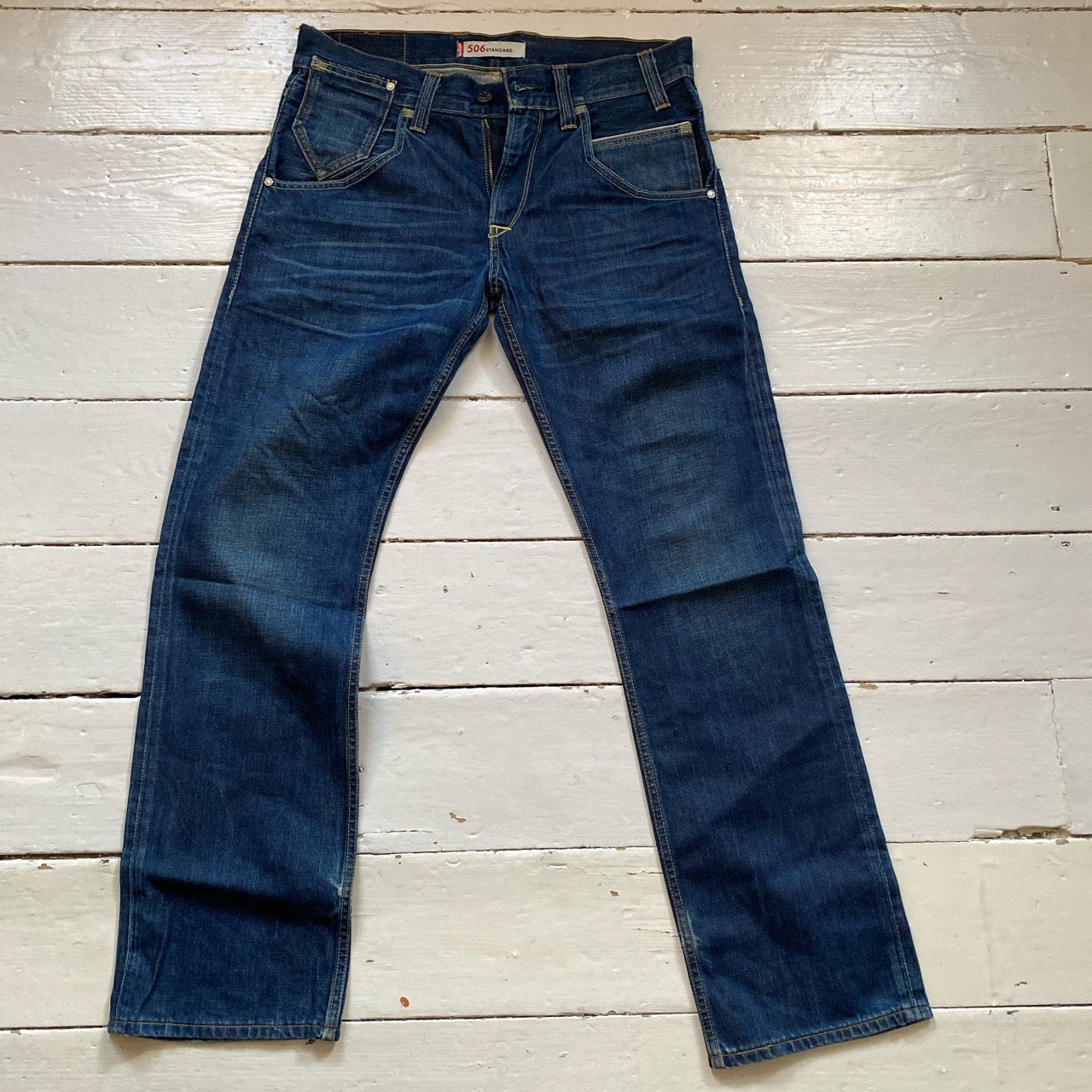 Levis 506 Dark Navy Jeans (33/33)