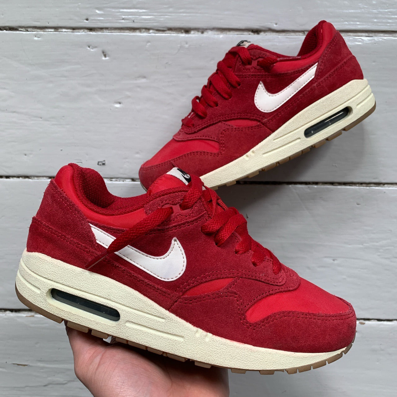 Nike Air Max 1 Red and White (UK 3)