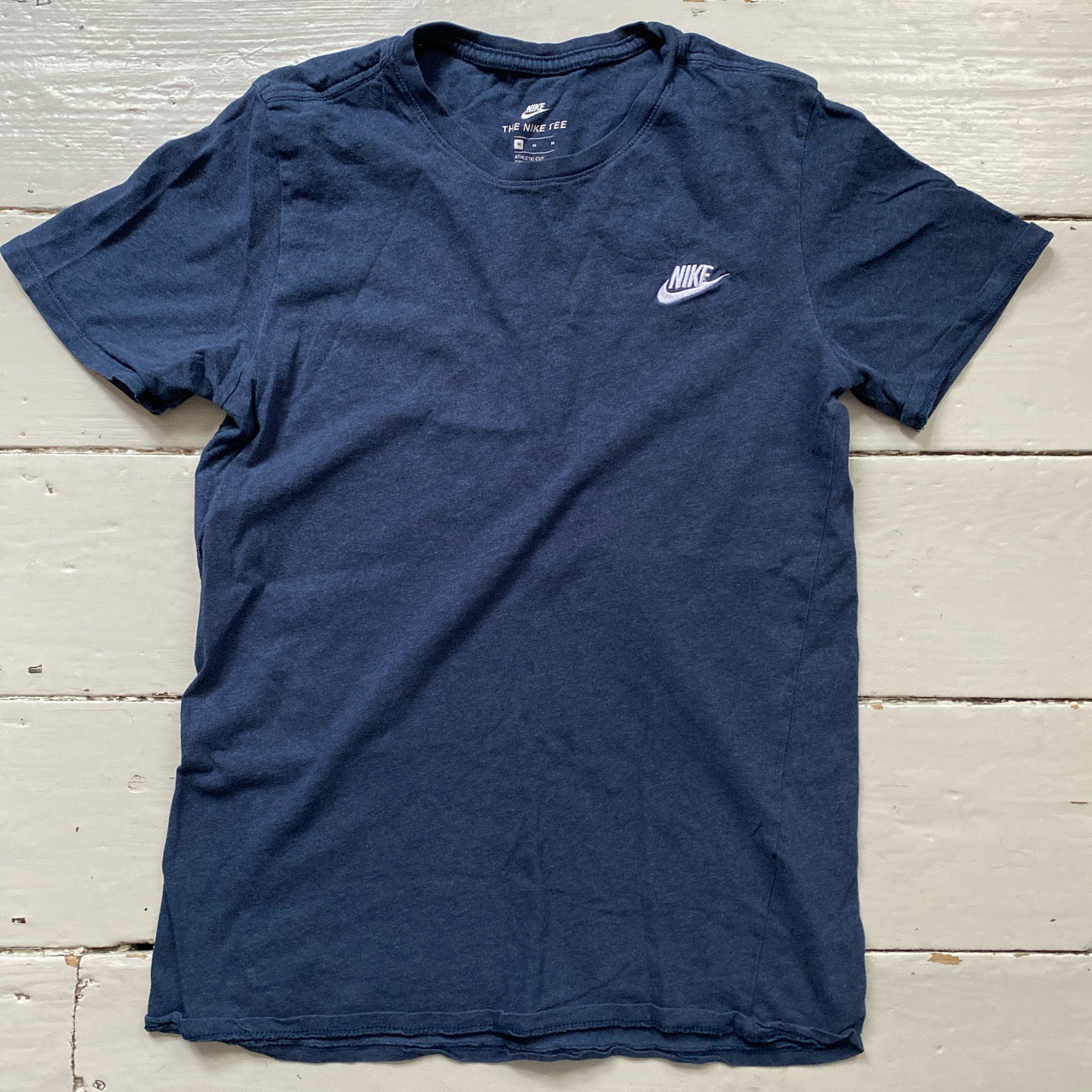 Nike Swoosh Navy T-Shirt (Medium)