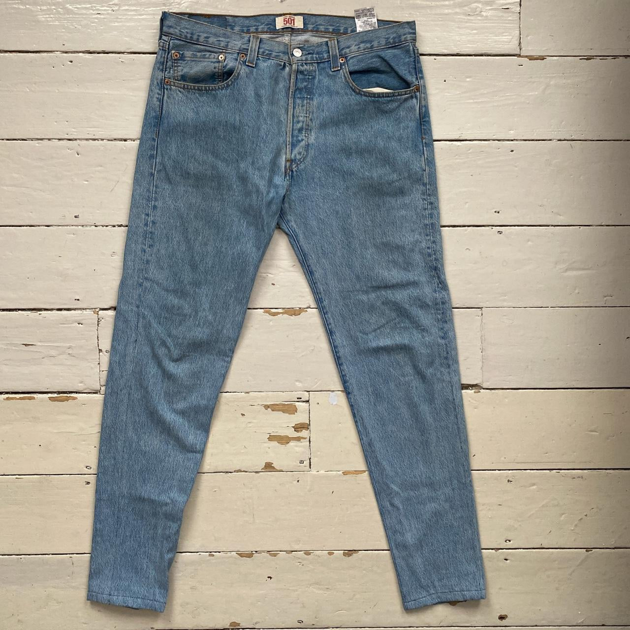 Levis 501 Light Blue Jeans (34/34)