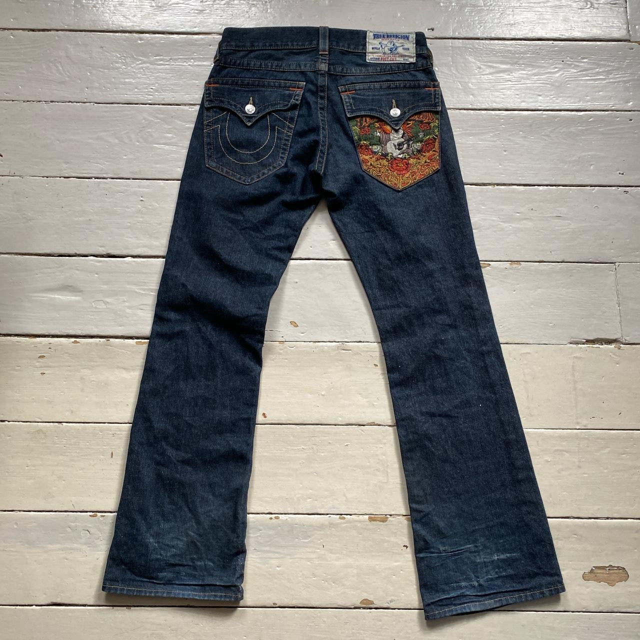 True Religion Bootcut Embroidered Jeans (30/34)