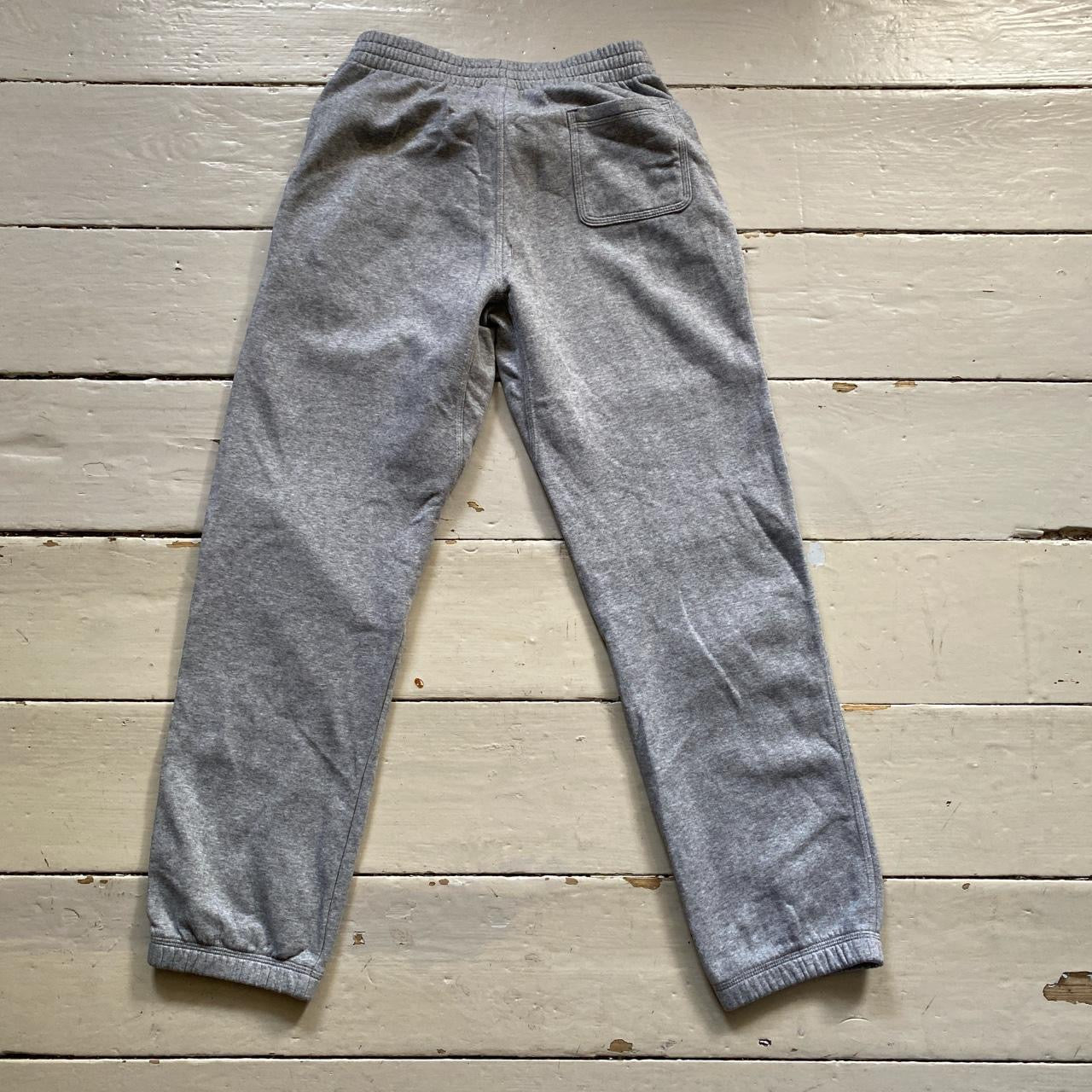 Nike Swoosh Grey and White Joggers (Womens XS)