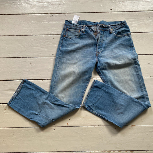 Levis 501 Light Blue Jeans (34/32)