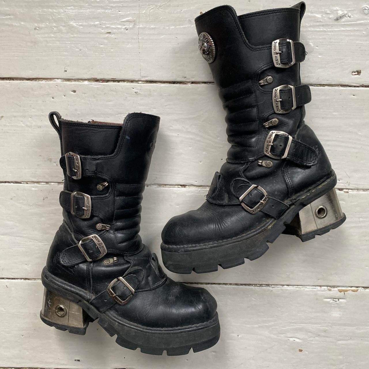 New Rock Heeled Boots (UK 6)