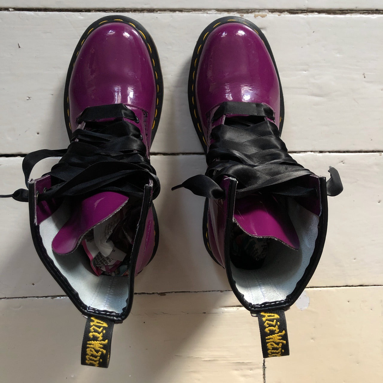 Dr Martens Purple Patent Boots (UK 5)