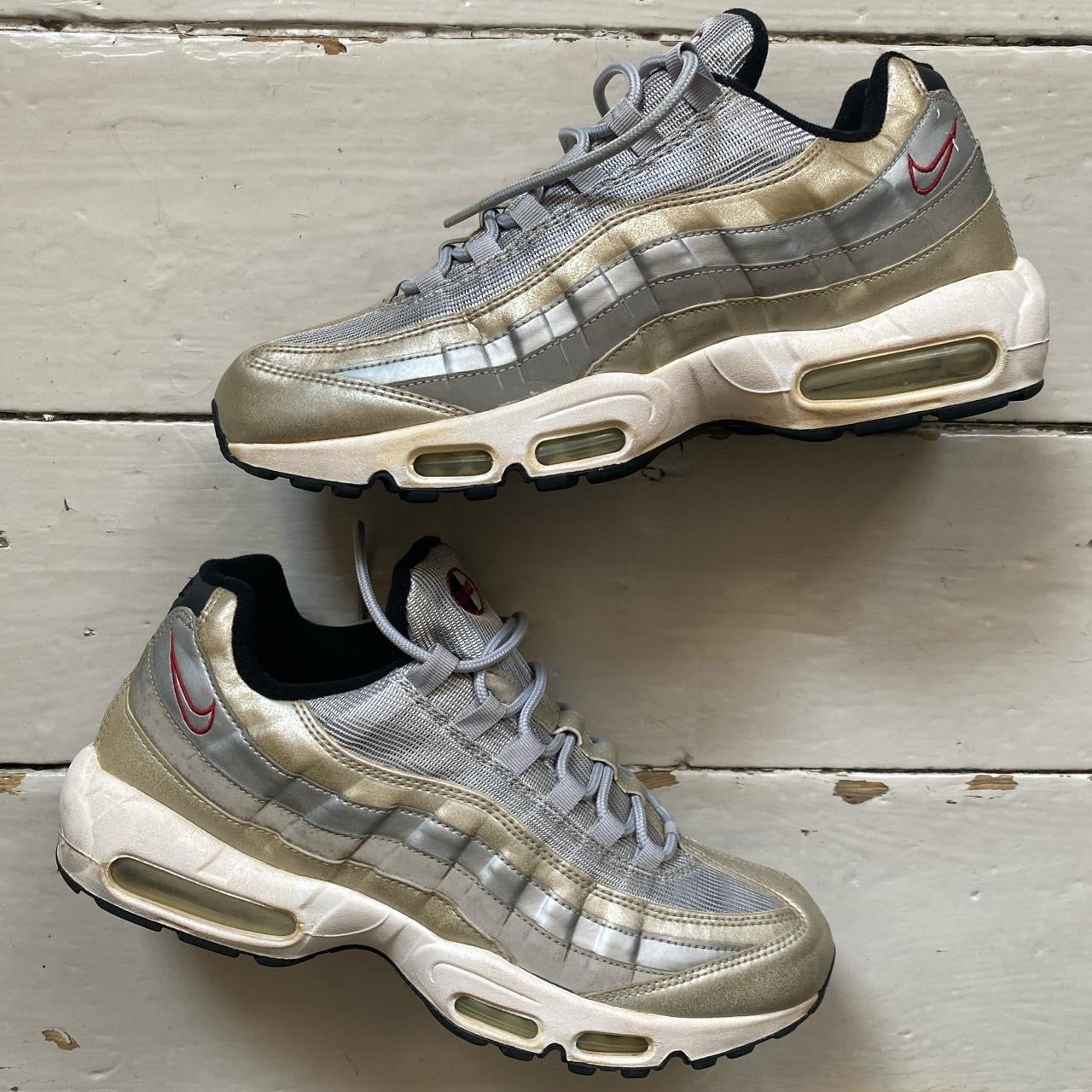 Nike Air Max 95 Silver Bullet UK 11 Wear Garson