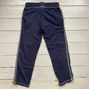 True Religion Tri Contrast Stitch Navy Joggers (Medium)