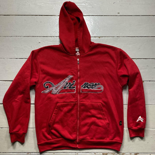 Avirex Red Vintage Hoodie (XXL)