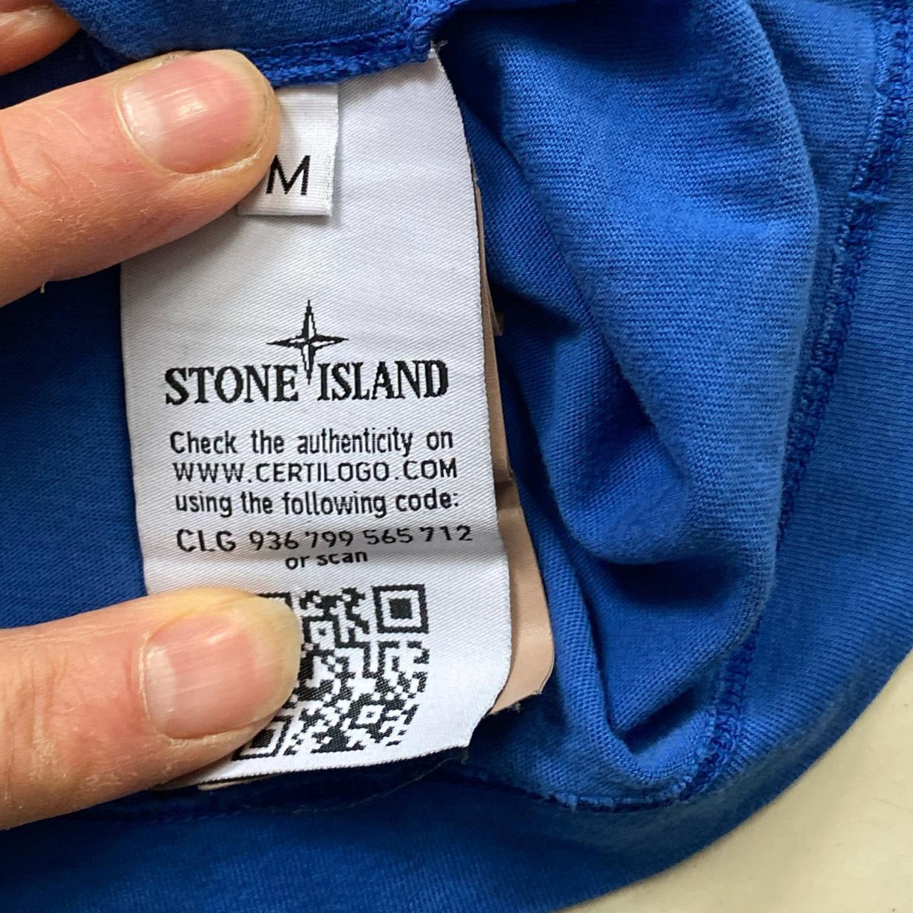 Stone Island Blue T-Shirt (Medium)