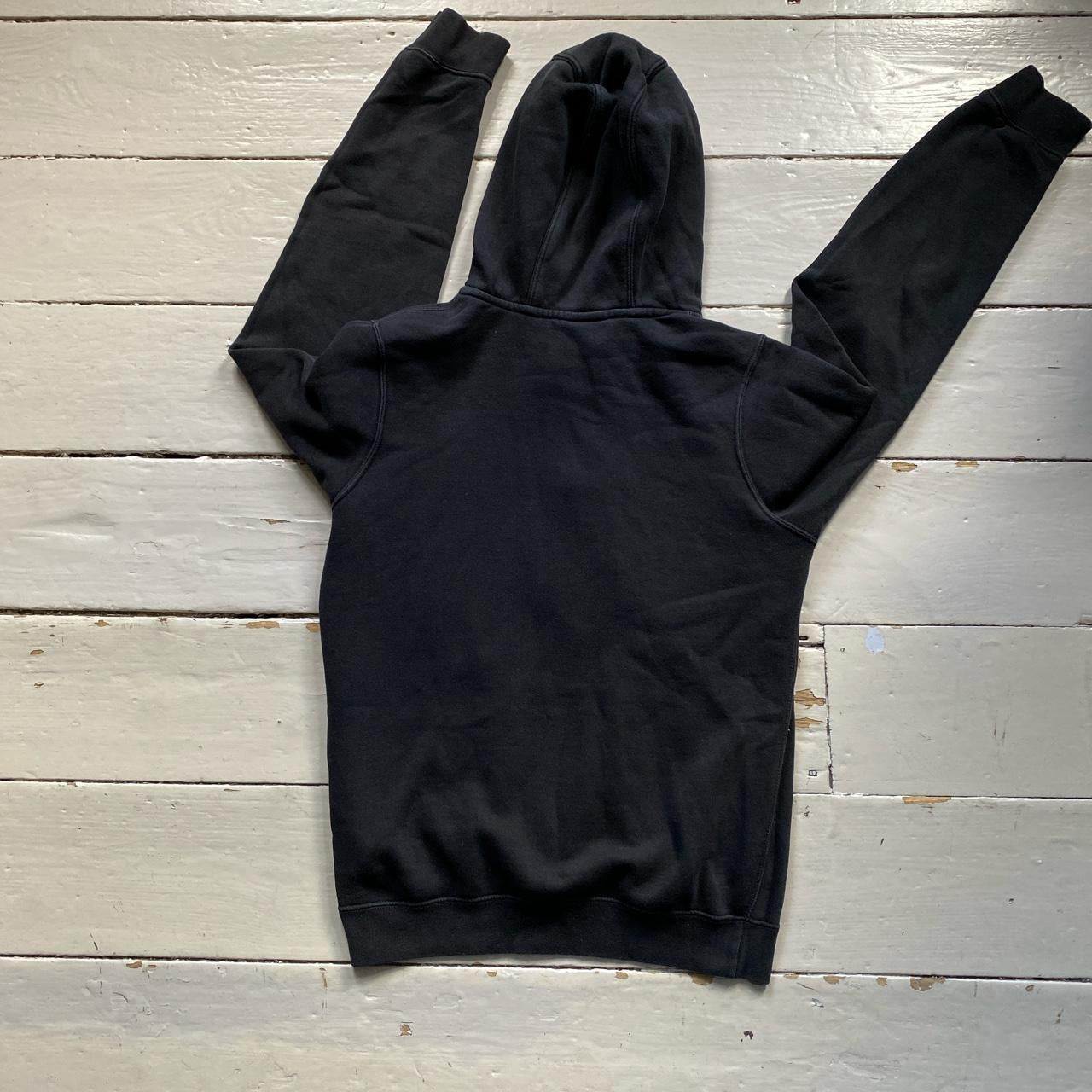 Nike Swoosh Black Quarter Zip Hoodie (XS)