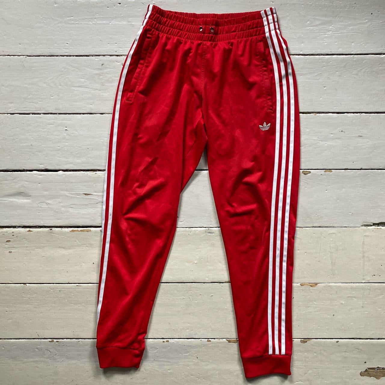 Adidas SST Red and White Tracksuit (Medium)