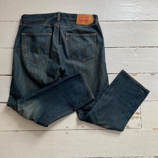 Levis 501 Navy Jeans (34/28)