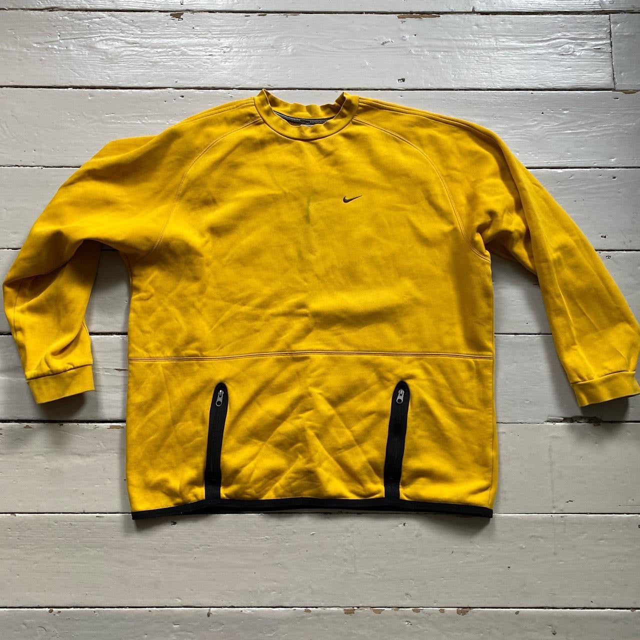 Nike Vintage Yellow Sweatshirt (XL)