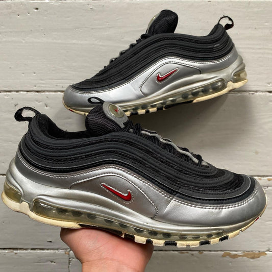 Nike Air Max 97 Silver Black (UK 9)