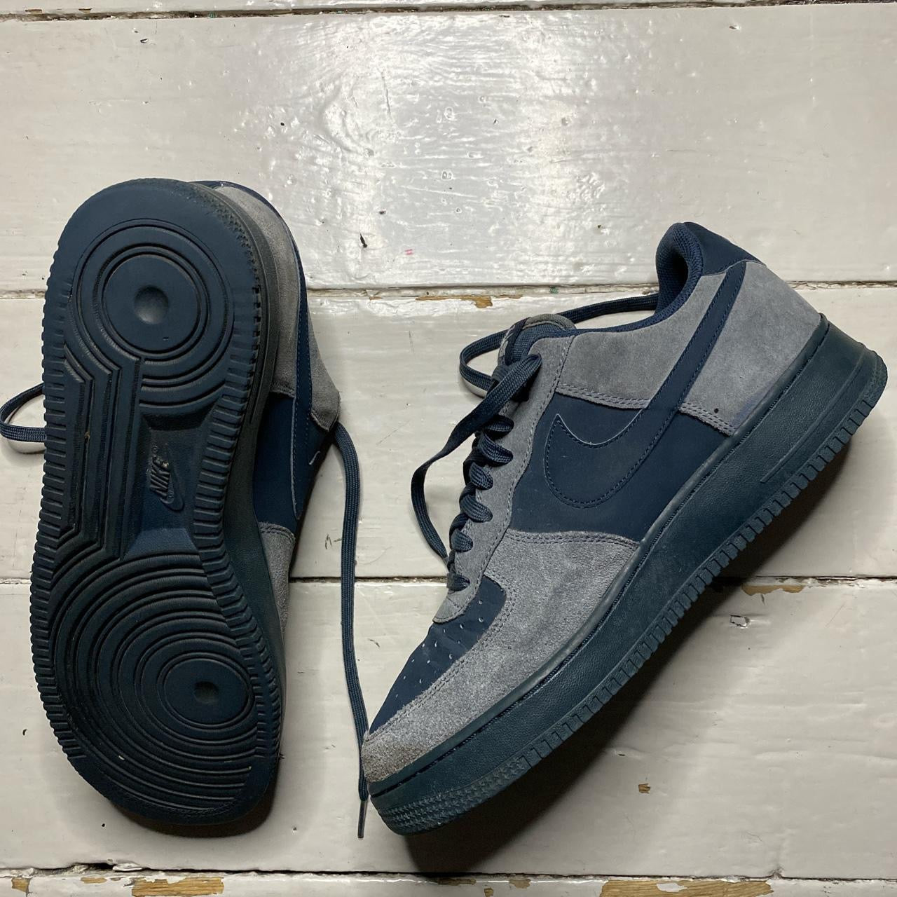 Nike Air Force 1 Navy and Grey (UK 11)