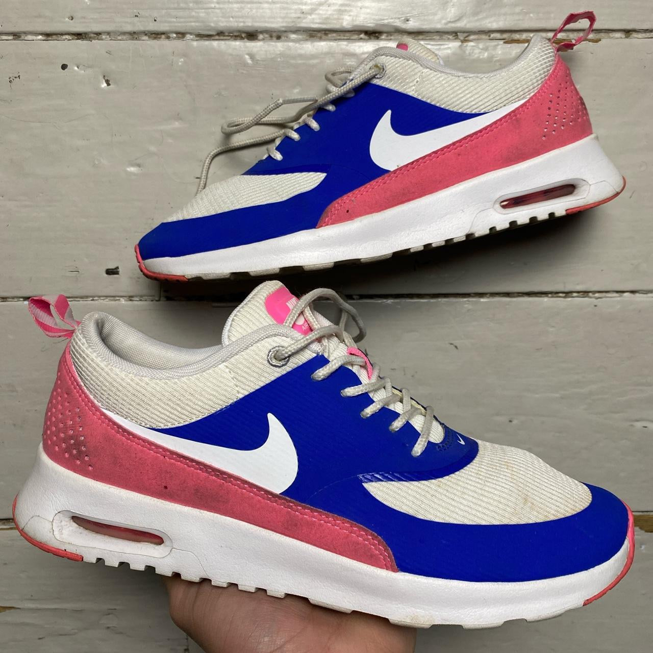 Nike Air Max Thea Blue and Pink (UK 6)