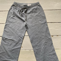 Nike Swoosh Grey Joggers (Medium)