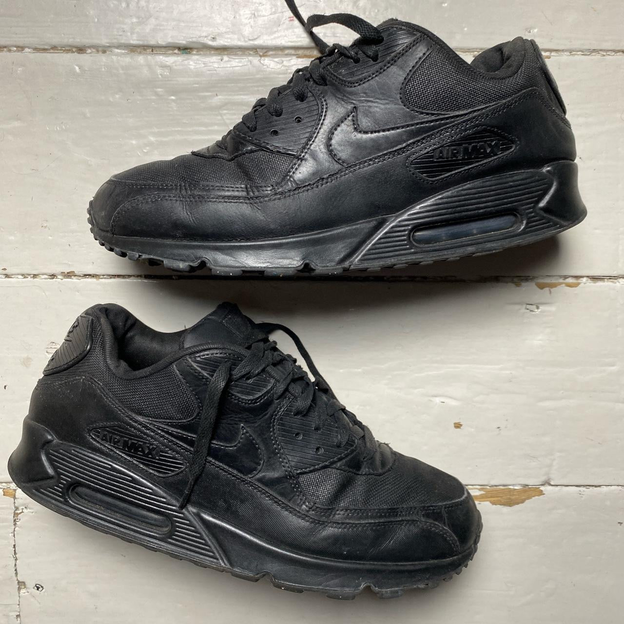 Nike Air Max 90 Leather Black (UK 11)
