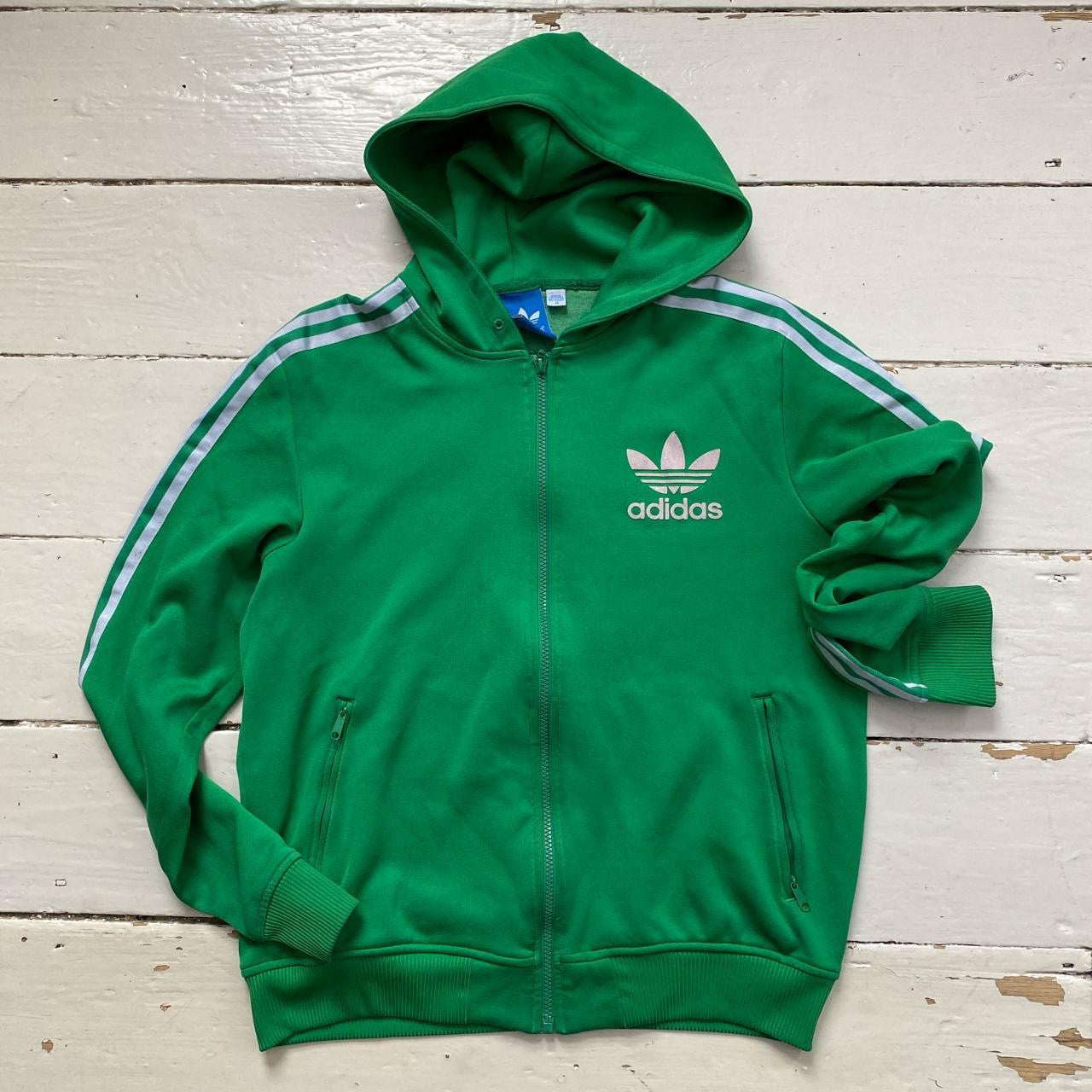 Adidas Green Tracksuit (Medium Top, Small Bottoms)