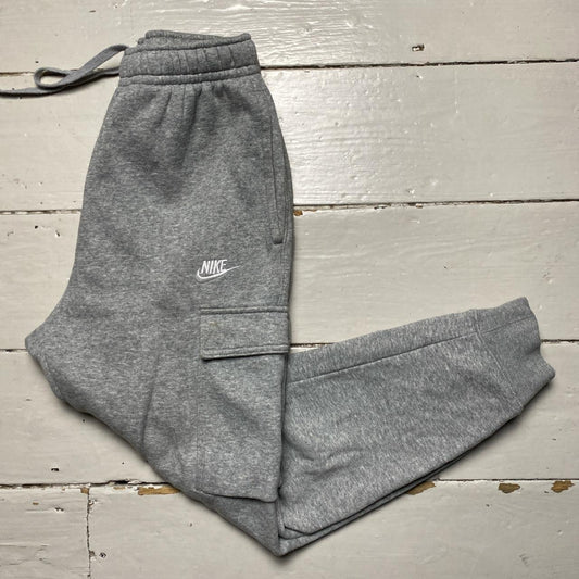 Nike Swoosh Grey Cargo Joggers (XS)