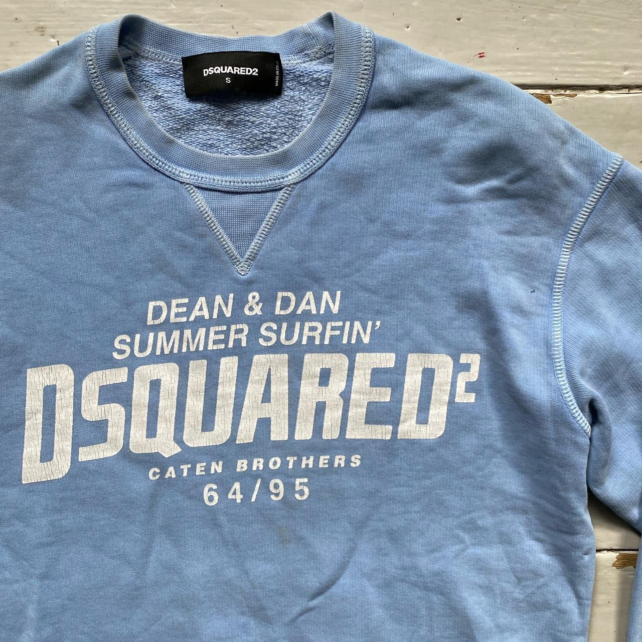 Dsquared Light Blue Jumper (Small)