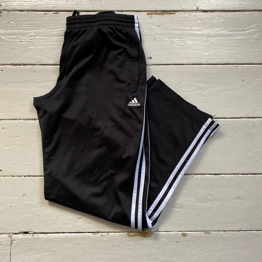 Adidas Black Track Bottoms (Large)